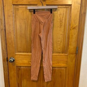 aerie V-Waist Rust-Copper Leggings